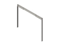 Chatsworth 32870-E01 Standoff Kit, Double-Door, Glacier White, 57IN (1448 mm) W x 3.8IN (96 mm) L x 88.5IN (2248 mm) H