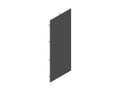 Chatsworth 37750-G38 Single Metal Side Panel Assembly for RMR Modular Enclosure; 70.9IN (1800 mm) H x 39.4IN (1000 mm) D; Hammer Gray (Ral 7035)