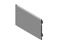 Chatsworth 37842-G54 RMR Modular Enclosure Quarter-Height Mounting Plate Assembly; 94.5IN (2400 mm) H x 47.2IN (1200 mm) W; Hammer Gray (Ral 7035)