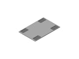 Chatsworth 39746-729 Top Panel with Grommets for ZetaFrame Cabinet; for 27.6INW x 43.3IND (700 mm x 1100 mm) Cabinet; 4