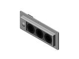 Chatsworth 37913-001 RMR Enclosure ComSeal , 15/3 Grommet; Hammer Gray (RAL 7035)