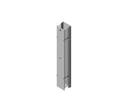 Chatsworth 40093-715 MCS - EFX Master Cabling Section Extended Fingers; 10INW x 8INH x 1.62IND; Black
