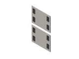 Chatsworth 39774-E00 Side Panel with Grommets for ZetaFrame Cabinet; for 42U x 31.5IND (800 mm) Cabinet; 8 Cable Opening