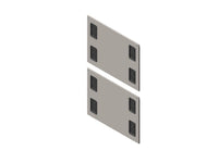 Chatsworth 39774-E00 Side Panel with Grommets for ZetaFrame Cabinet; for 42U x 31.5IND (800 mm) Cabinet; 8 Cable Opening