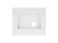 iCart CN-WMP Cisco Room Navigator in-wall mount. Designed for the Table Stand version. Gloss white. Can be used for post or pre-construction walls. TAA compliant.