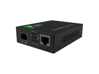 DMSI PMF61132 Media Converter, Power Over Ethernet PoE+, 10/100/1000Mbps, Multimode, SC, 1 RJ-45, 1300nm, 2km TAA Compliant