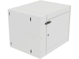 Vertiv GL24WMCMS-W-SH-00-CM WM Premium 12Ux24x32 Gray, Rails feature a horizontal/vertical cable tie down pattern and provisions for optional cable management D rings