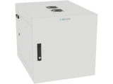 Vertiv GL24WMCMS-W-SH-AF-CM WM Premium 12Ux24x32 Fan Gray, Rails feature a horizontal/vertical cable tie down pattern and provisions for optional cable management D