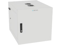 Vertiv GL24WMCMS-W-SH-AF-CM WM Premium 12Ux24x32 Fan Gray, Rails feature a horizontal/vertical cable tie down pattern and provisions for optional cable management D