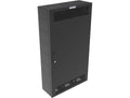 Vertiv GL48WLP-B-SH-AF WLP WM 6-10 Ux27x10 FanGray - Multiple nominal concentric conduit knockouts on top, bottom, sides, and back
