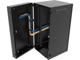 Vertiv GL48WMCMM-B-SC-00-CM WM Premium 25Ux24x32 Gray - Nominal concentric conduit knockouts on top, bottom, and back of rear section