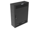 Vertiv GL36WLP-B-SC-AF WLP WM 6-10 Ux27x10 FanGray - Multiple nominal concentric conduit knockouts on top, bottom, sides, and back