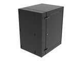 Vertiv GL36WMCMM-B-SC-00-CM WM Premium 19Ux24x32 Gray - Reversible mounting for left-hand or right-hand opening - Provisions on top and bottom for fan assembly