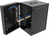 Vertiv GL36WMCMM-B-SC-AF-CM WM Premium 19Ux24x32 Fan Gray - Reversible mounting for left-hand or right-hand opening - Provisions on top and bottom for fan assembly