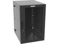 Vertiv GL36WMCMM-B-SE-00-CM WM Premium 19Ux24x32 Gray - Reversible mounting for left-hand or right-hand opening - Provisions on top and bottom for fan assembly