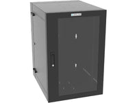 Vertiv GL36WMCMP-B-SH-00-00 WM Premium 19Ux24x32 Gray - Reversible mounting for left-hand or right-hand opening - Provisions on top and bottom for fan assembly