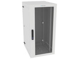 Vertiv GL48WMCMP-W-SE-AF-00 WM Premium 25Ux24x32 Fan Gray - Offset mounting rails create nearly 3.5 in of dedicated cable management space between the rail and side