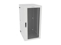 Vertiv GL48WMCMP-W-SH-00-CM WM Premium 25Ux24x32 Gray - Offset mounting rails create nearly 3.5 in of dedicated cable management space between the rail and side