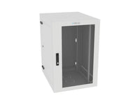Vertiv GL36WMCMP-W-SC-00-00 WM Premium 19Ux24x32 Gray - Offset mounting rails create nearly 3.5 in of dedicated cable management space between the rail and side