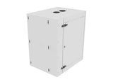 Vertiv GL36WMCMP-W-SC-AF-CM WM Premium 19Ux24x32 Fan Gray - Offset mounting rails create nearly 3.5 in of dedicated cable management space between the rail and side