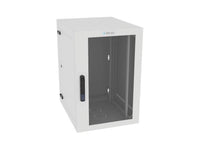 Vertiv GL36WMCMP-W-SE-00-00 WM Premium 19Ux24x32 Gray - Offset mounting rails create nearly 3.5 in of dedicated cable management space between the rail and side