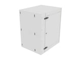Vertiv GL36WMCMP-W-SE-00-CM WM Premium 19Ux24x32 Gray - Offset mounting rails create nearly 3.5 in of dedicated cable management space between the rail and side