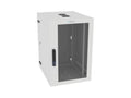 Vertiv GL36WMCMP-W-SE-AF-00 WM Premium 19Ux24x32 Gray - Offset mounting rails create nearly 3.5 in of dedicated cable management space between the rail and side
