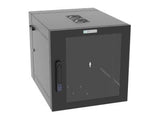Vertiv GL24WMCMP-B-SE-AF-00 WM Premium 12Ux24x32 Fan Gray - Offset mounting rails create nearly 3.5 in of dedicated cable management space between the rail and side