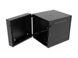 Vertiv GL24WMCMP-B-SH-00-00 WM Premium 12Ux24x32 Gray - Offset mounting rails create nearly 3.5 in of dedicated cable management space between the rail and side
