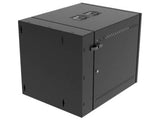Vertiv GL24WMCMP-B-SH-AF-CM WM Premium 12Ux24x32 Fan Gray - Offset mounting rails create nearly 3.5 in of dedicated cable management space between the rail and side