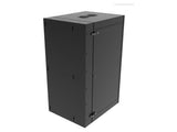 Vertiv GL48WMCMS-B-SH-AF-CM WM Premium 25Ux24x32 Fan Gray - Offset mounting rails create nearly 3.5 in of dedicated cable management space between the rail and side