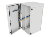 Vertiv GL48WMCMS-W-SC-00-CM WM Premium 25Ux24x32 Gray - Offset mounting rails create nearly 3.5 in of dedicated cable management space between the rail and side