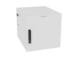 Vertiv GL24WMCMS-W-SE-00-CM WM Premium 12Ux24x32 Gray, Rails feature a horizontal/vertical cable tie down pattern and provisions for optional cable management D rings
