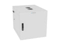 Vertiv GL24WMCMS-W-SE-AF-00 WM Premium 12Ux24x32 Fan Gray, Rails feature a horizontal/vertical cable tie down pattern and provisions for optional cable management D