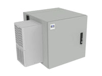 Vertiv BXWM04-11U26-GY-SH-AC010 WM NEMA4 11Ux24x26 300W AC Gray, Internal security mechanism through center section allows opening the center/rear section only when the