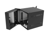 Vertiv GL24WDS-B-00 WD WM 11UX24X32 SOLID BLACK - Reversible mounting for left-hand or right-hand opening - Locking front door