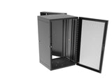 Vertiv GL48WMM-B-AF WM Essential 25Ux21x24 FanGray - Horseshoe knockouts allow already terminated cable to be installed or removed without having to disconnect