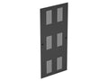 Vertiv 7911-136ELL-B Es Vntd Side Pnl Qty 1 79 X 42 48IN Blk