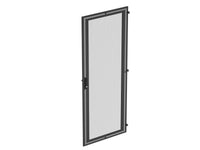 Vertiv 8402E-24PV-B E Door Vented Plexi 84 X 24 Black