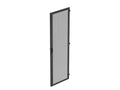 Vertiv 9102E-MC24SL-B ES Door SEAL Mesh 91 x 24 in Black - SEAL Round Mesh with Locking Swing Handle and 3-Pt. Latch