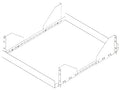 Vertiv 7206-BT Stationary Shelf 3U 20.75in D 300 lb cap