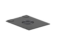 Vertiv TPE-29F10-230 Top Panel One 550 CFM Fan 230V I - Features two 4IN horseshoe knockouts at rear of panel to allow top panel installation and removal