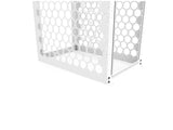 Vertiv CMRX-59U36-W-SQM6 CMRX 59U 24 in 36 in White, Cable runway or basket tray can rest directly on top of the rack or can be supported by optional ladder rack