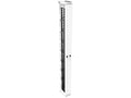 Vertiv VCM-59U-0812FO-W VCM Vrt Cbl Mgmt 59U 8in 12in White