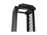 Vertiv CMRX-45U16-B-1224 CMRX 45U 24 in 16.25 in Black, Cable runway or basket tray can rest directly on top of the rack or can be supported by optional ladder rack