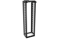 Vertiv CMRX-45U16-B-1224 CMRX 45U 24 in 16.25 in Black, Cable runway or basket tray can rest directly on top of the rack or can be supported by optional ladder rack