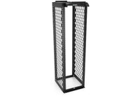 Vertiv CMRX-45U24-B-SQM6 CMRX 45U 24 in 24 in Black, Cable runway or basket tray can rest directly on top of the rack or can be supported by optional ladder rack