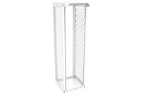 Vertiv CMRX-45U24-W-SQM6 CMRX 45U 24 in 24 in White, Cable runway or basket tray can rest directly on top of the rack or can be supported by optional ladder rack