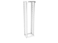 Vertiv CMRX-52U16-W-SQM6 CMRX 52U 24 in 16.25 in White, Cable runway or basket tray can rest directly on top of the rack or can be supported by optional ladder rack