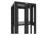 Vertiv GL840CL-3036-3MM Colo Cabinet 3x14U 30in 36in Black, Dedicated vertical cable management raceways to each bay cannot be accessed from other compartments